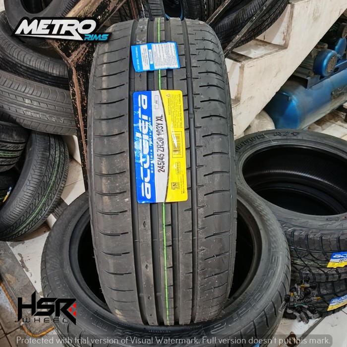 ban mobil tubeless ring 20 245/45 merk accelera PHI ukuran 245 45 R20 bukan ban continental