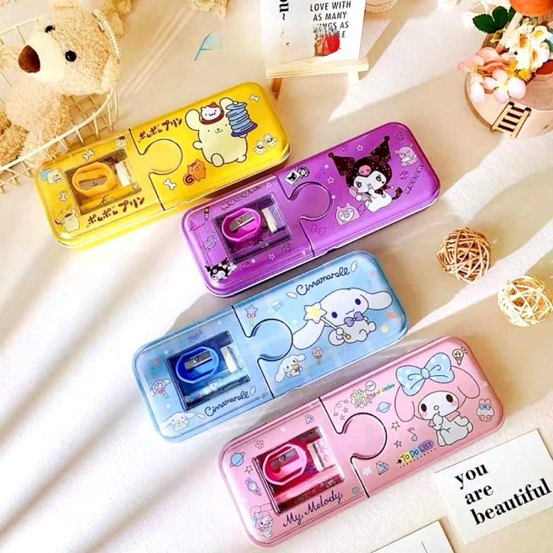 

TEMPAT PENSIL KALENG SANRIO SET / TEMPAT PENSIL SUDAH DENGAN ISI