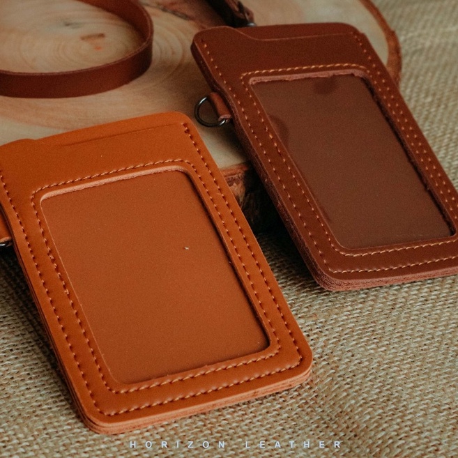 

Update Populer Name Tag Kulit Id Card holder kulit Lanyard Kulit 2 Slot