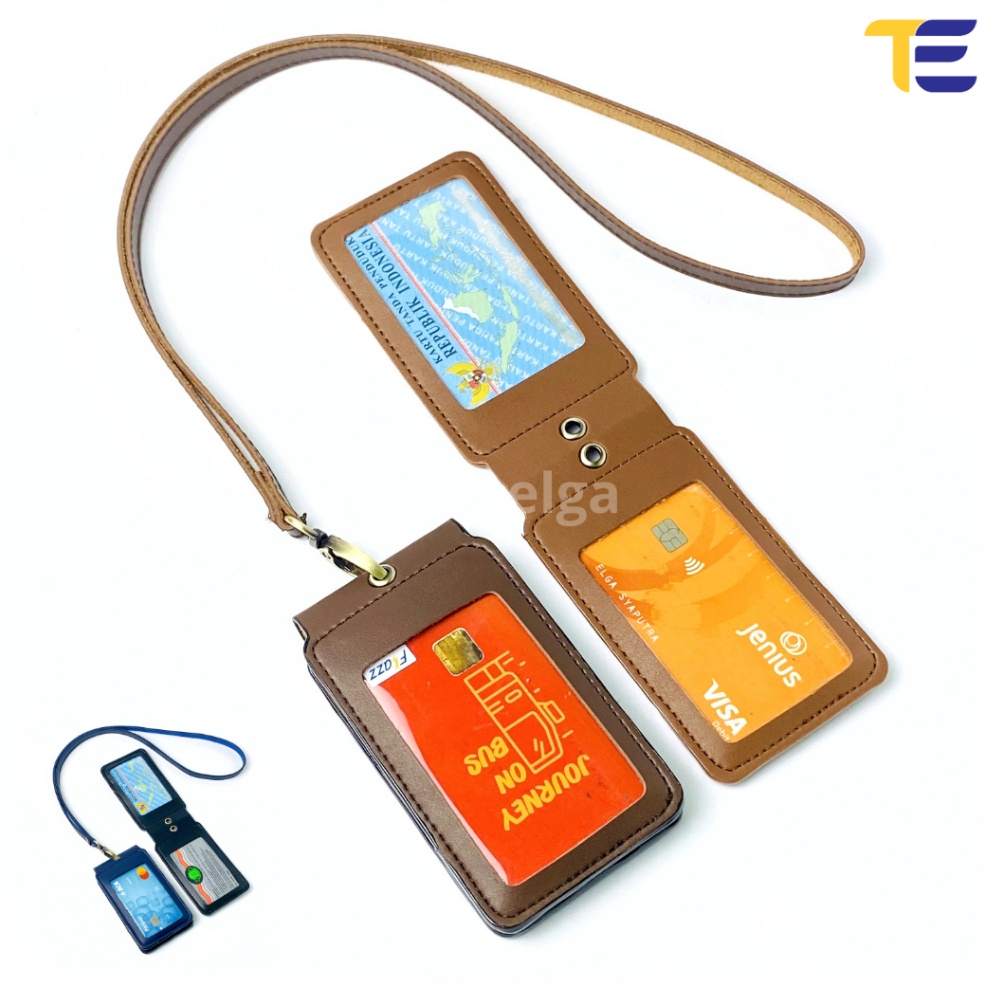 

Grosir Murah Id Card Holder Kulit Name Tag Kulit Magnet 2 Sisi Muka Kulit