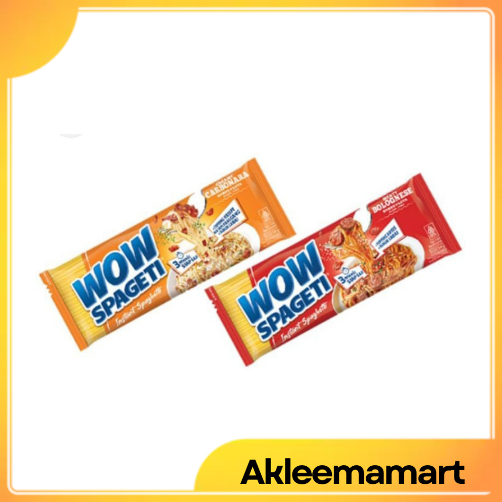 

Mie Original Tanpa Digoreng dengan Bumbu Pasta SAJIAN 1 PORSI Kaya Rasa & Lebih Otentik mie instan DI-OVEN BUKAN DIGORENG Rasa MI GORENG WOW SPAGETI INSTANT Spaghetti + TOPPING SOSIS + BUBUK CABAI MEATY BOLOGNESE 84GR