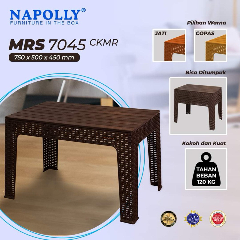 meja plastik NAPOLLY panjang 7045