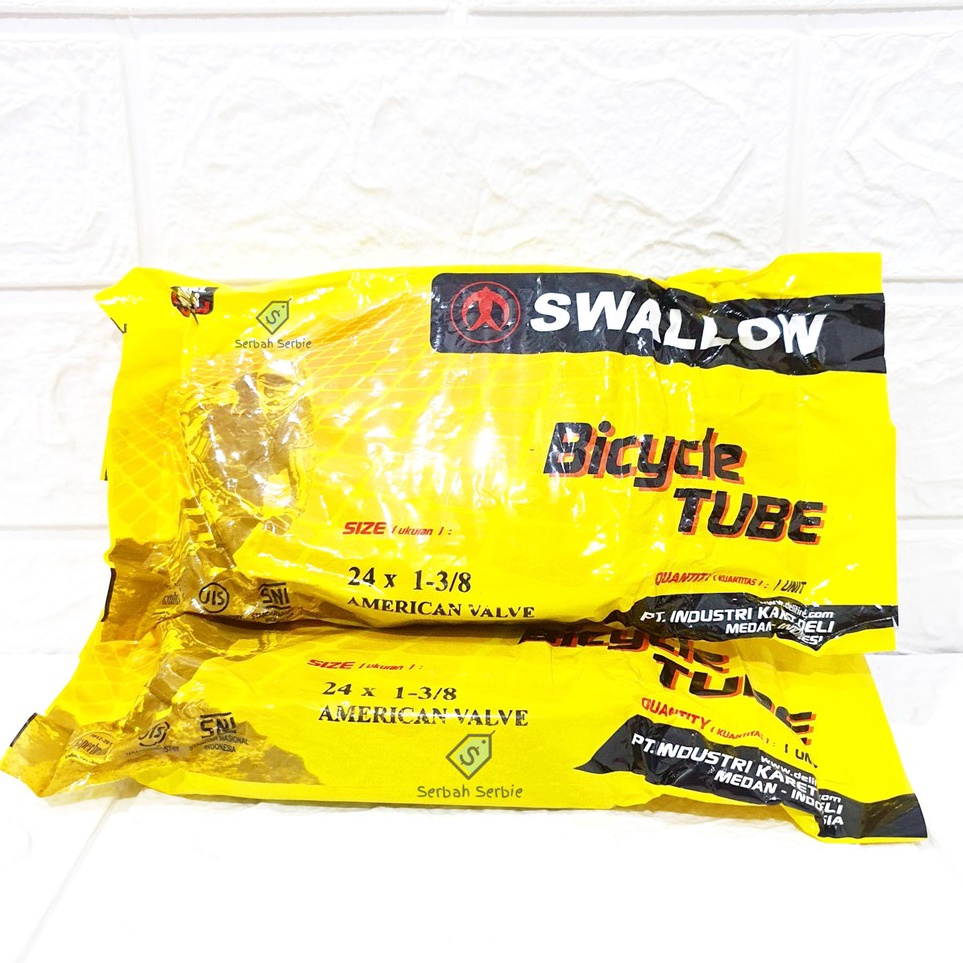 Paket Spesial  BAN DALAM SEPEDA 24X1 38 SWALLOW AV DELI TIRE CITY BIKE JENGKI BALAP 24 X 24X 1 3 PER