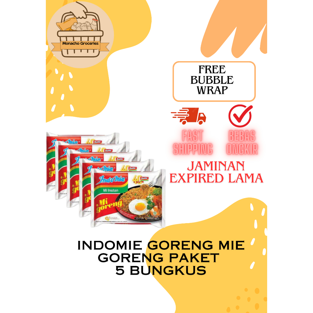 

INDOMIE GORENG MIE GORENG PAKET 5 BUNGKUS