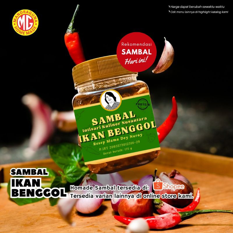 

SAMBAL IKAN BENGGOL RESEP MAMA DEY NARAY