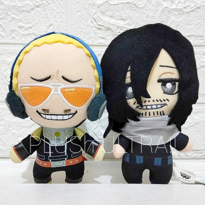 Tomonui Present Mic Shota Aizawa Eraser Head Boku No Hero Academia BNHA MHA Anime Plush Doll Keychai