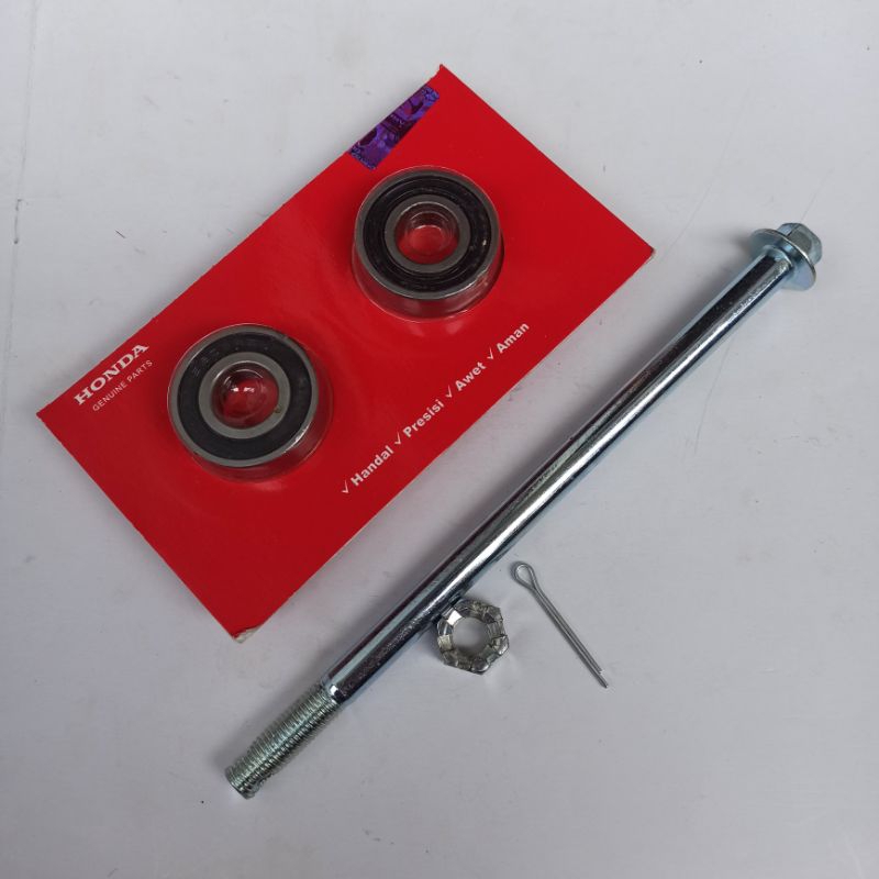 paket promo as roda+bearing roda depan mio smile/mio j/mio gt/soul gt/fino karbu/fino f1