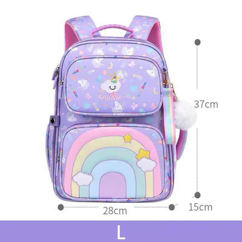 Tas Ransel Import Sekolah Anak Ungu