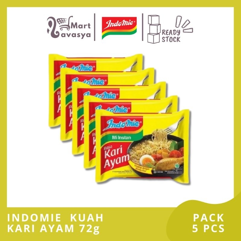 

INDOMIE KUAH KARI AYAM 72g - 1 PACK ( 5 PCS ) - KOTA BANDUNG - LAVASYA MART