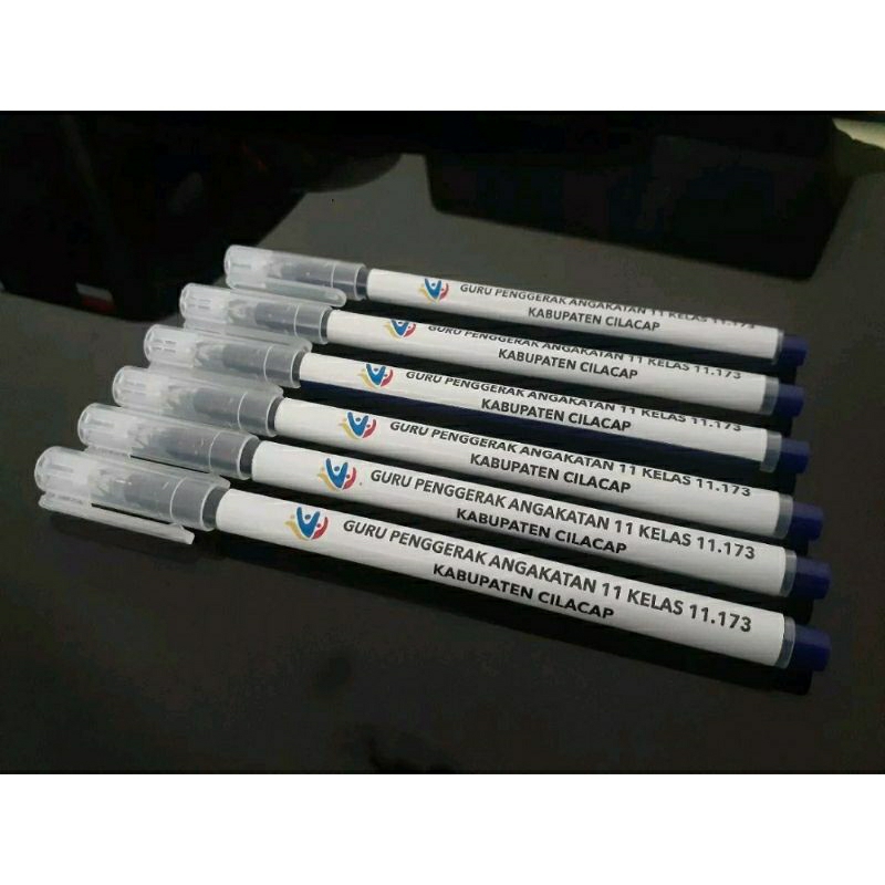 

Bolpoin Custom Promosi Souvenir Free design | Ballpoint Doff Cetak Logo Tulisan | Pulpen Pena Unik Gift Pernikahan Event Bolpoint custom