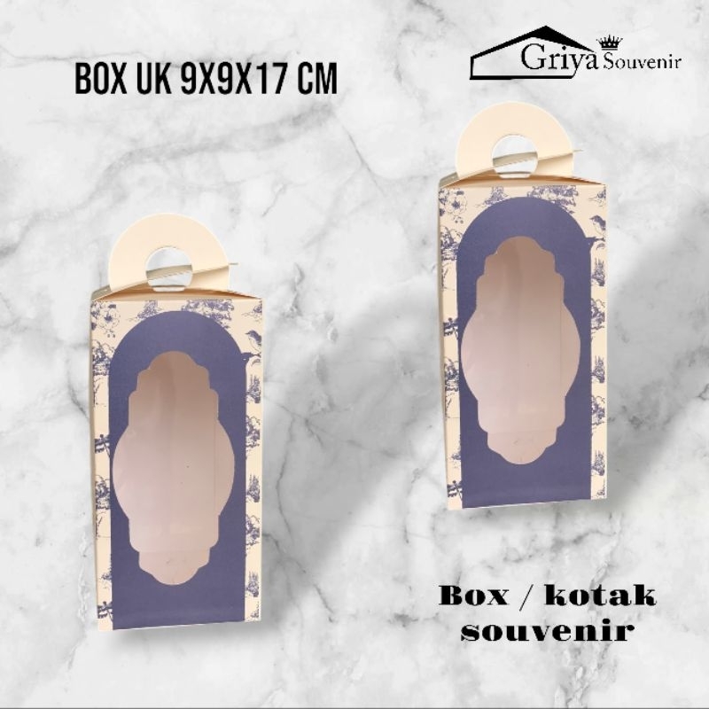 

box / kotak souvenir ukuran 9x9x17 cm ( min order 50 pcs)