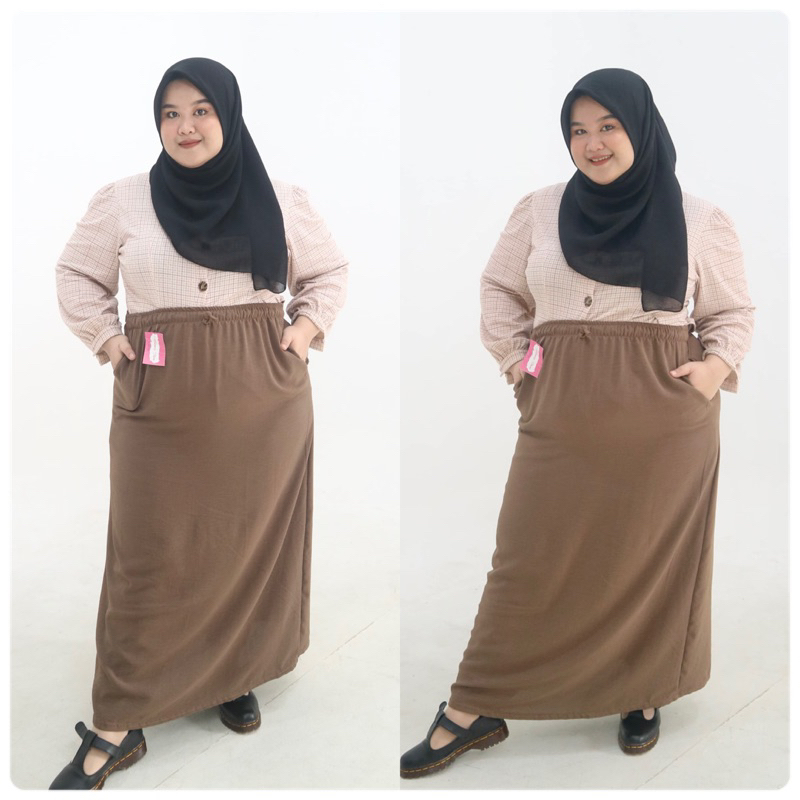 HIGHWAIST LOOSE ROK SUPER JUMBO CRINCLE AIRFLOW BB 95 KG | ROK A LINE UMBRELLA