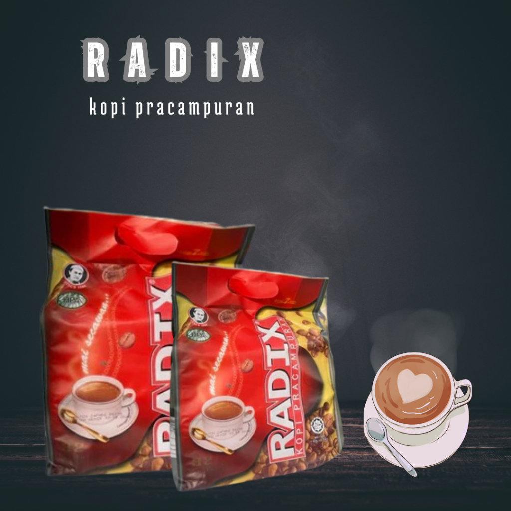 

RADIX KOPI HERBAL 32 SASET, HPA MALAYSIA 100% ORIGINAL KOPI PRACAMPURAN