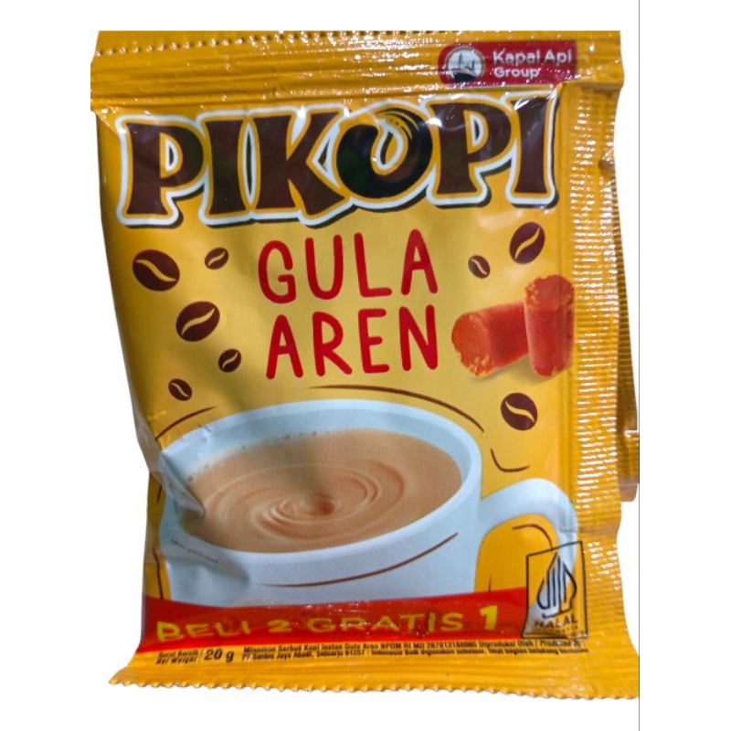

Pikopi Gula Aren Kapal api 1 renteng 15 sachet