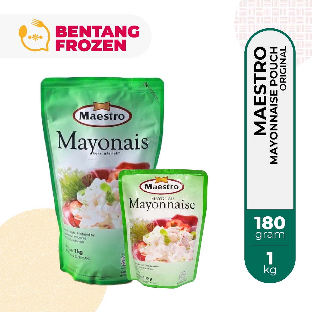 

Mayonaise Maestro Pouch 180gr - 1kg / Mayones