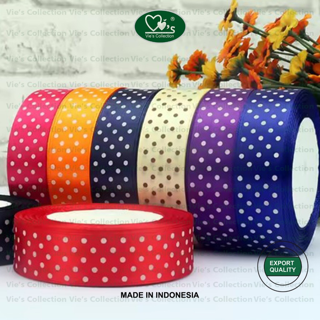 

Pita Motif Polkadot 2 in Hiasan Kado Hampers Souvenir Pita Kado