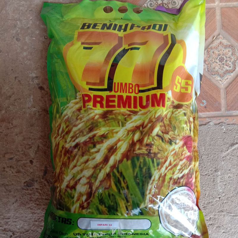 Benih Padi 77 SS JUMBO PREMIUM Varietas INPARI 32 5kg