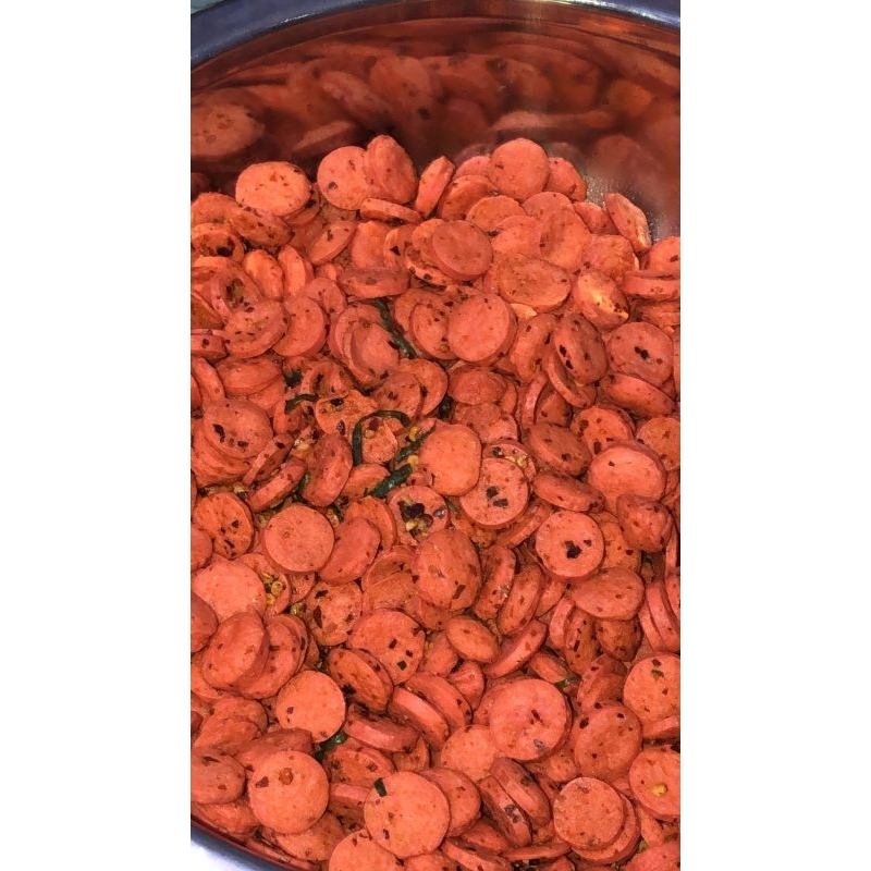 

Kripik sosis/sosis krispi