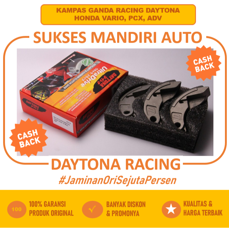 Kampas Ganda Daytona Vario 125, 150 & 160 4634