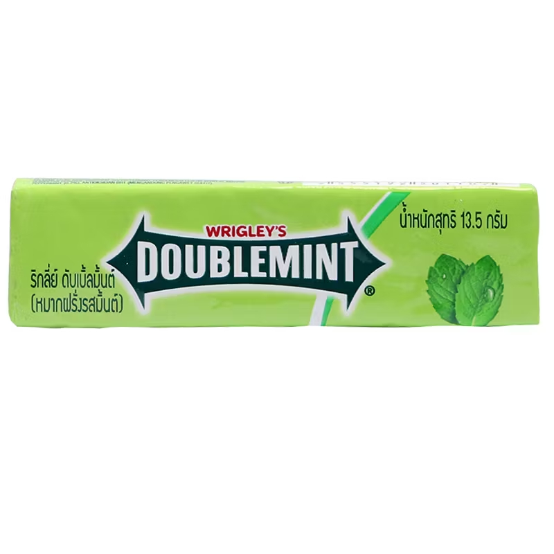 

WRIGLEY`S DoubleMint Permen Mint 5 stick x 13.5gr / Candy Gum Doublemint Peppermint 15G Pck