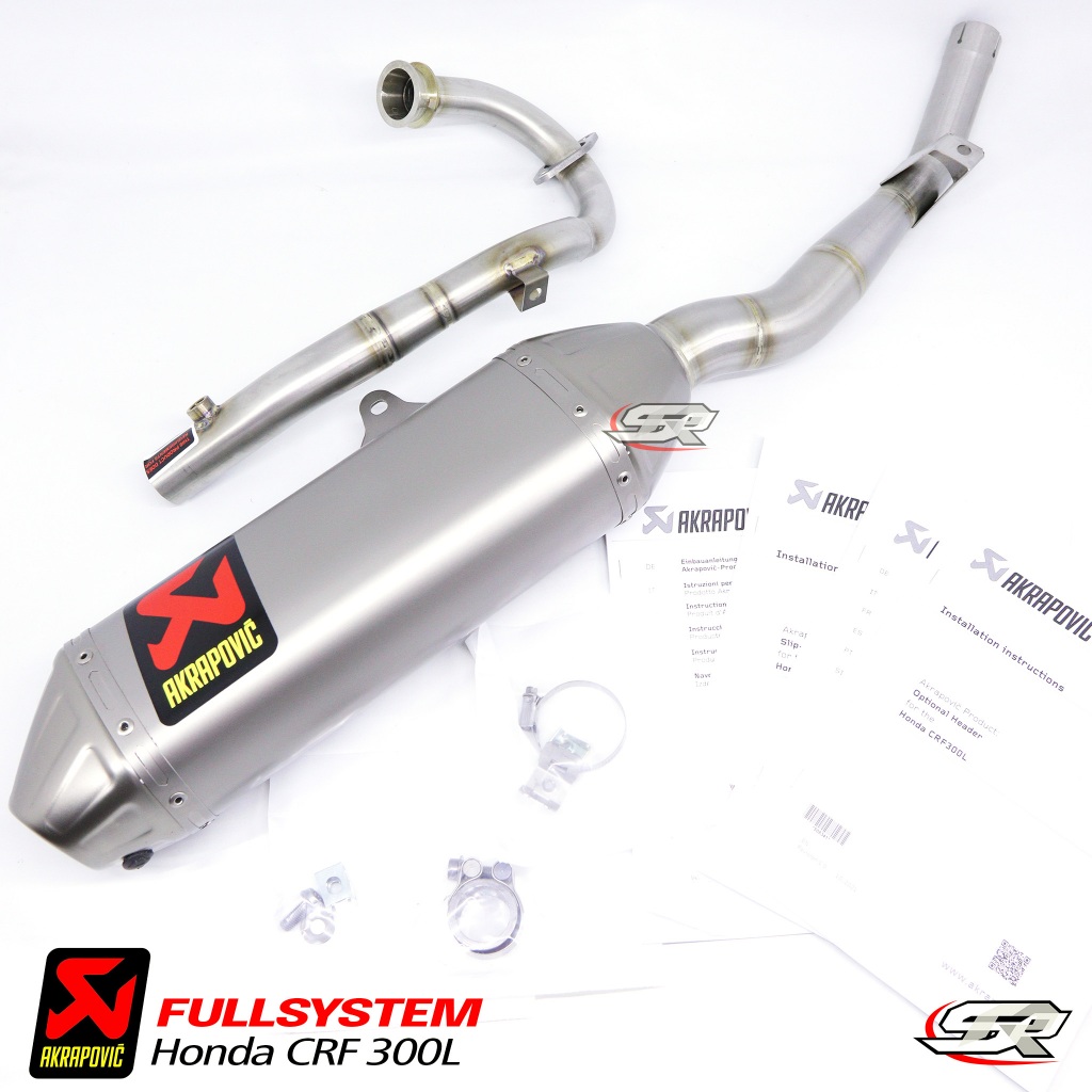 KNALPOT AKRAPOVIC CRF 250 CRF250 FULLSYSTEM