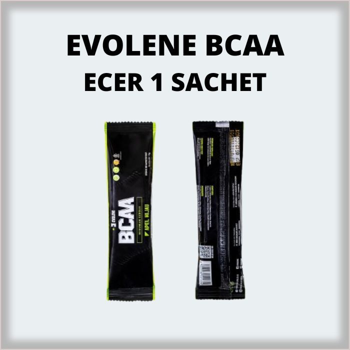 BCAA EVOLENE 1 SACHET SUPLEMEN HALAL EVOLENE
