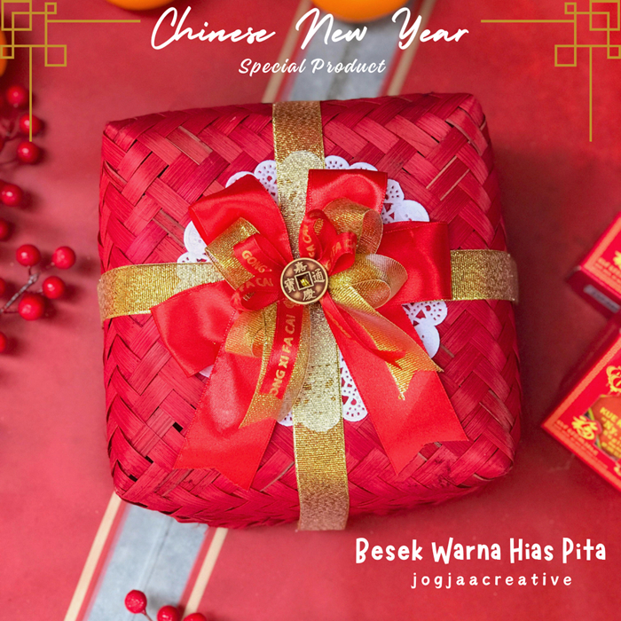 IMLEK SERIES | BESEK HAMPERS WARNA HIAS PITA IMLEK 2025 TERBARU besek hampers besek hantaran besek h