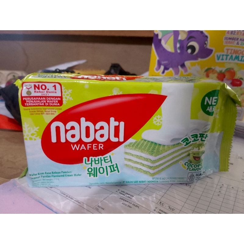 

nabati wafer cocopandan 110 gr