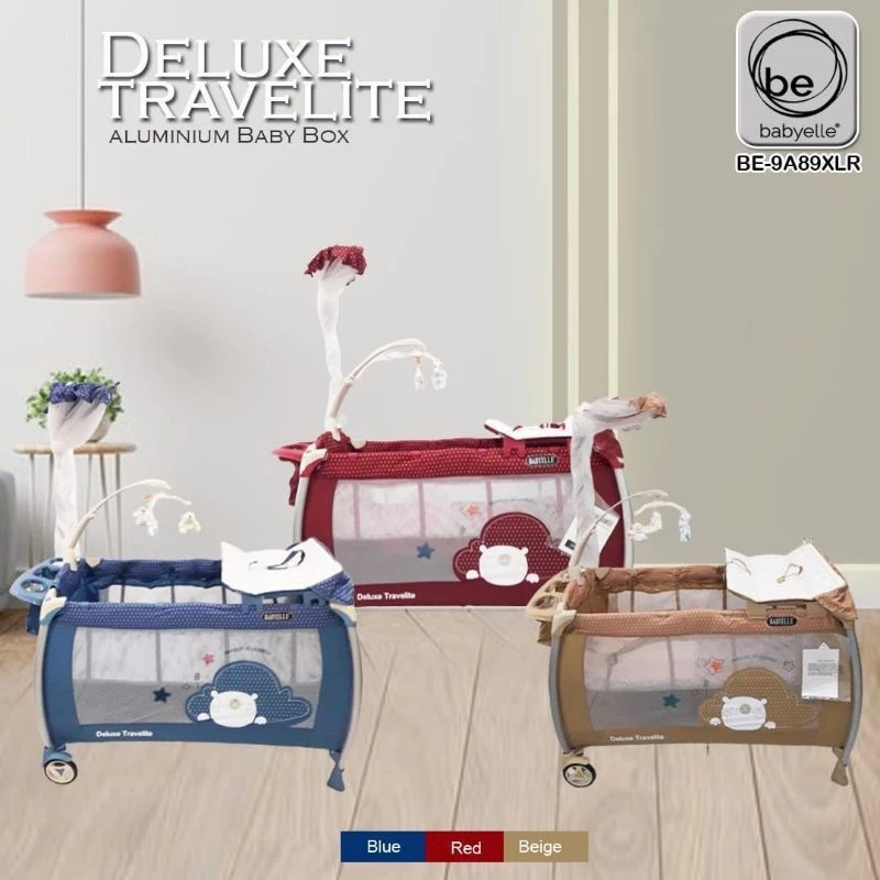PRELOVED Box Bayi Babyelle Deluxe Travelite Tempat Tidur Bayi BE-9A89XLR