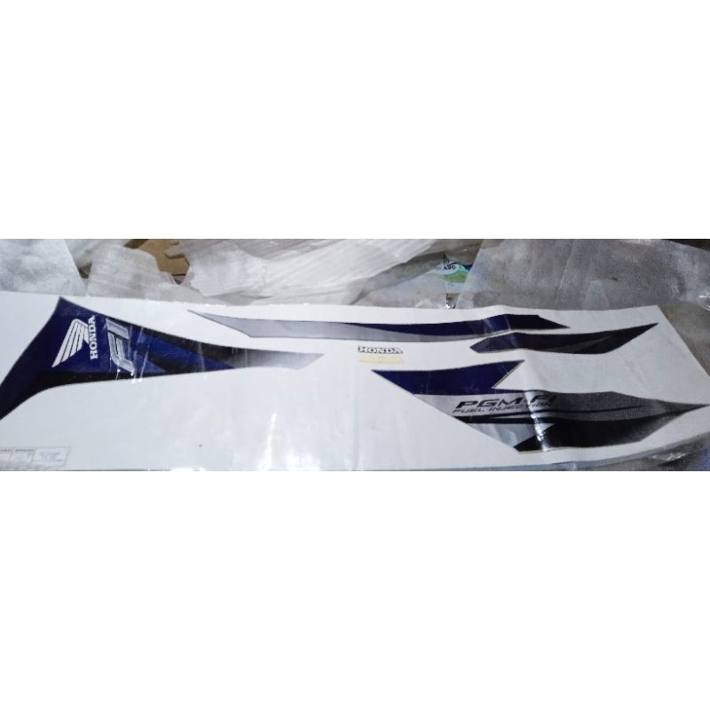 871x0 kyz original AHM Astra Honda motor stripe red black R stripping striping stiker box cover body