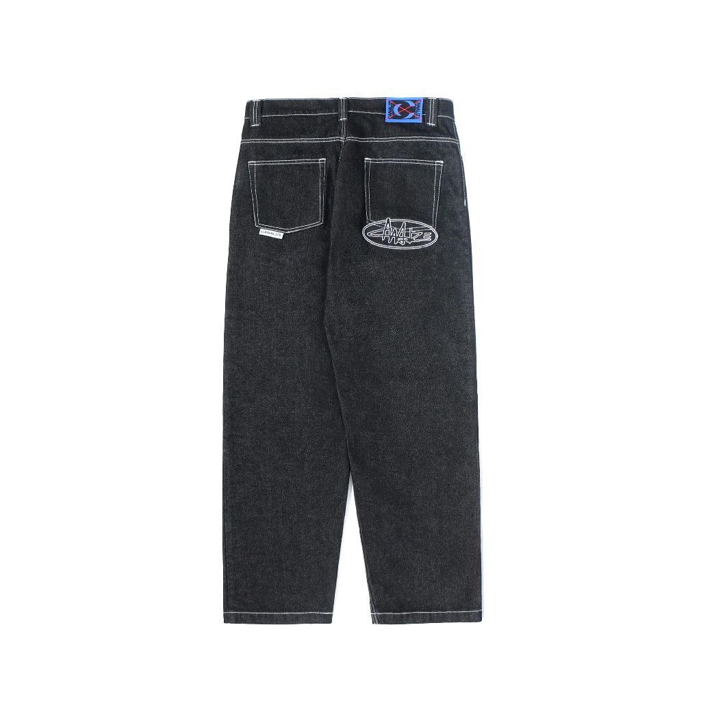OUVAL LOGO - Loose Denim Pants / CANALIZE