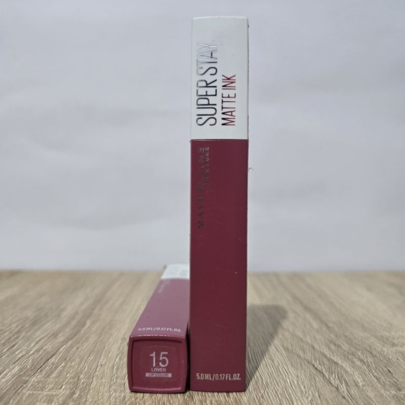 [Original, 15] Maybelline Superstay Matte Ink Liquid Matte Lipstick 15 Lover