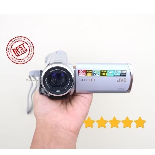 Handycam JVC GZ E245SAG E245 SAG E 245SAG E 245 SAG FullHD Video 40x Zoom Silver Murah