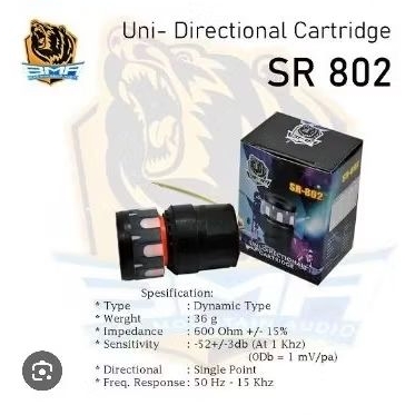 SPUL SPULL MICROPHONE MIC BMA SR 802 SPOL SPOOL ELEMEN MIK SR 802 ASLI