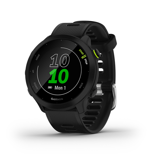 Jam Tangan Unisex Pria dan Wanita SMARTWATCH GARMIN FORERUNNER 55 Warna HItam/ Black Original