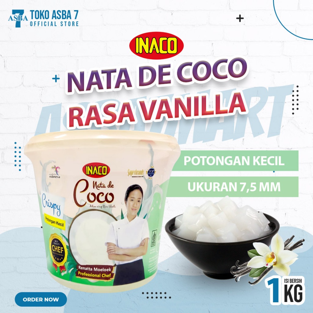 

INACO NATA DE COCO CRISPY POTONGAN KECIL 1KG