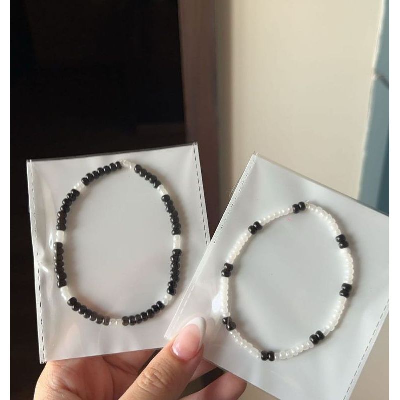 Gelang Couple Hitam Putih