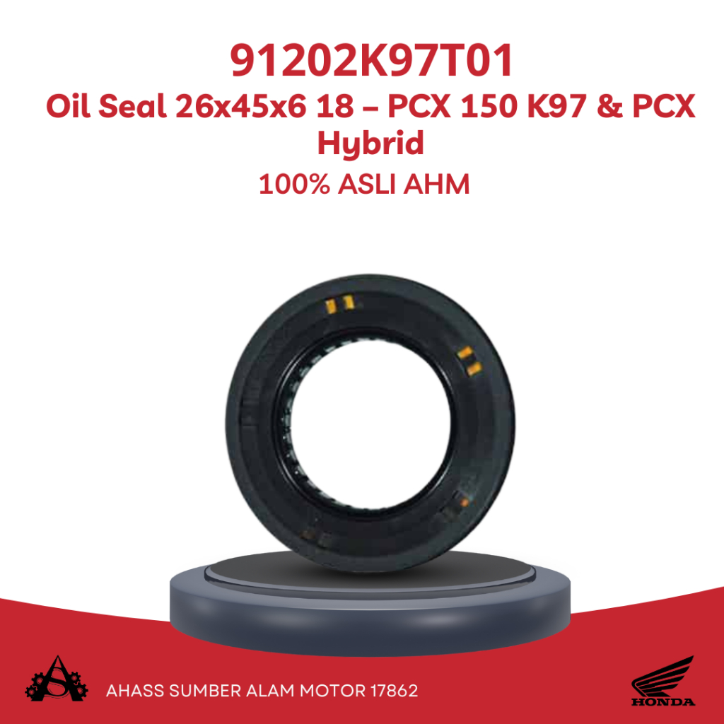 Oil Seal 26x45x6 18 – PCX 150 K97 & PCX Hybrid (91202K97T01)
