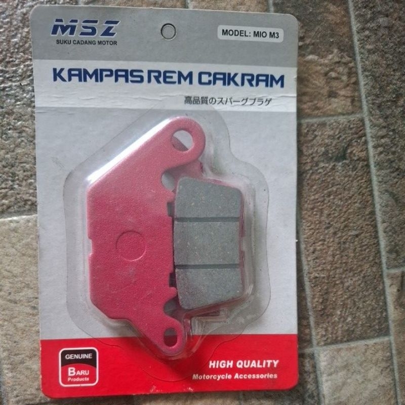 kampas rem depan mio m3