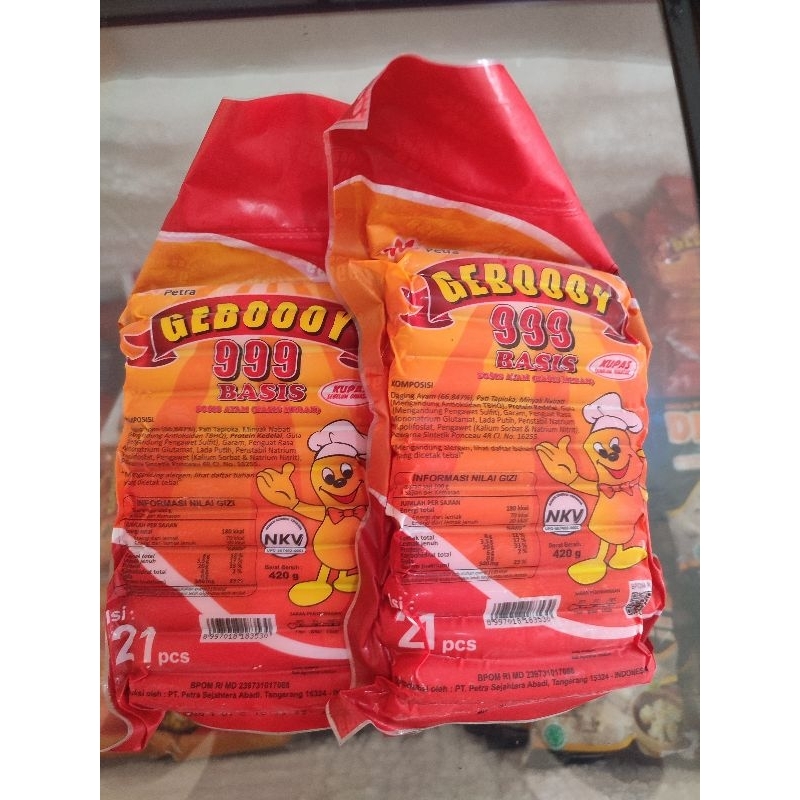 

Gebooy 999 Basis Merah 21pcs