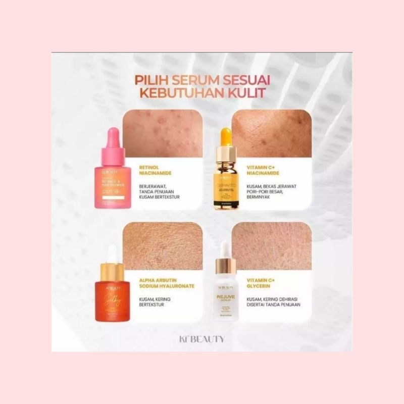 KF Skin Serum Retinol / KF Skin Moisturizer 5x Ceramide / KF Skin Serum Rejuve / Pelicin