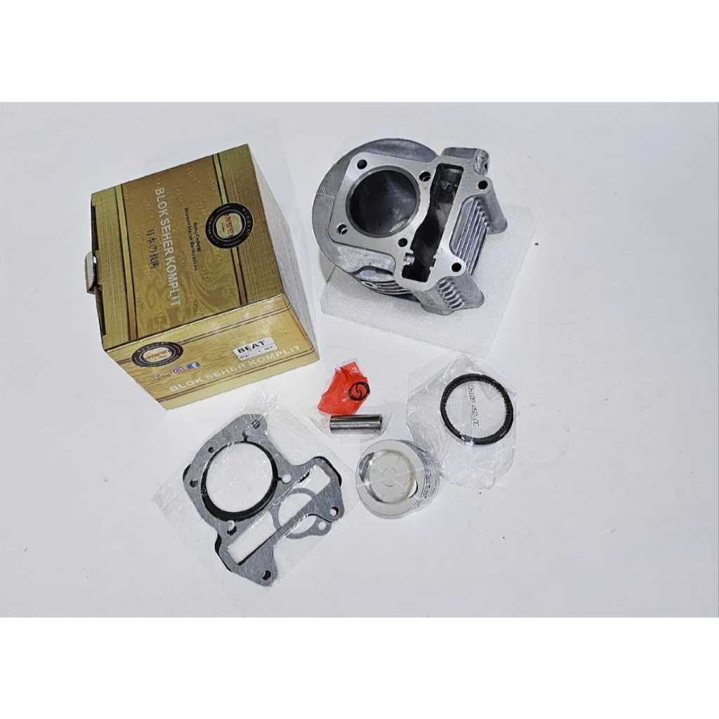 BLOK SEHER + PISTON ASSY MOTOR HONDA BEAT