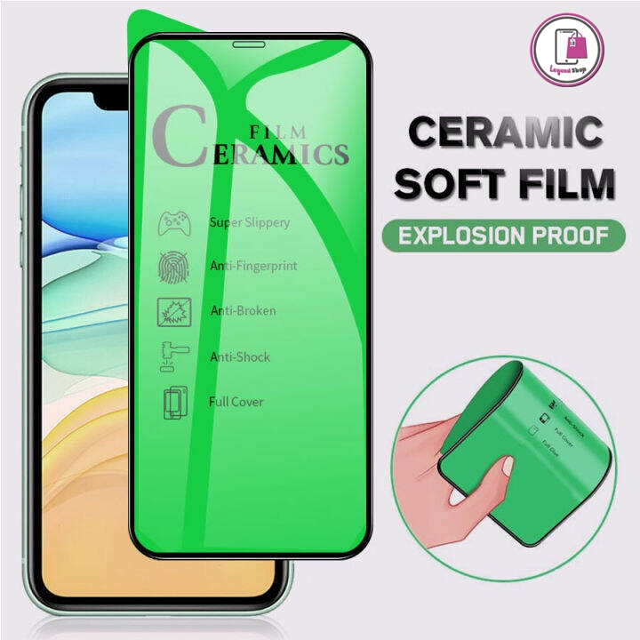 [Anti Pecah] AntiGores Ceramic Bening Glossy Full Layar Lem Tipe Oppo A57 2022 A54 A16 A12 A1K A74 A