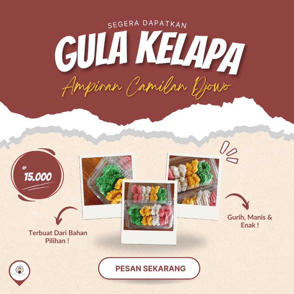 

Manisan Kelapa Muda / Gula Kelapa / Oleh oleh khas Wonogiri - Ampiran Camilan Djowo