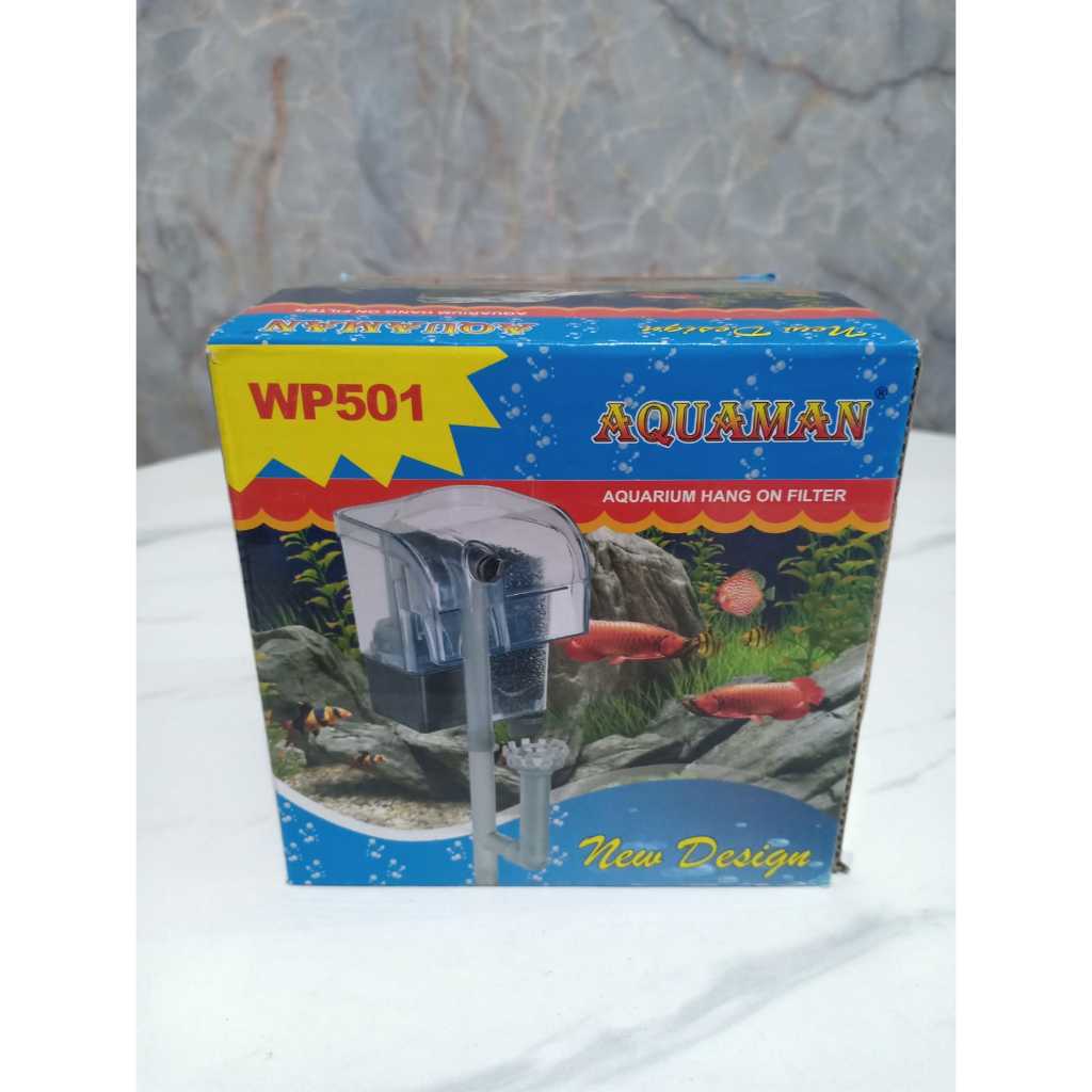 Filter Gantung Air Akuarium Hemat Listrik - Skimmer Aquascape Mini Tanpa Kuras WP - 501
