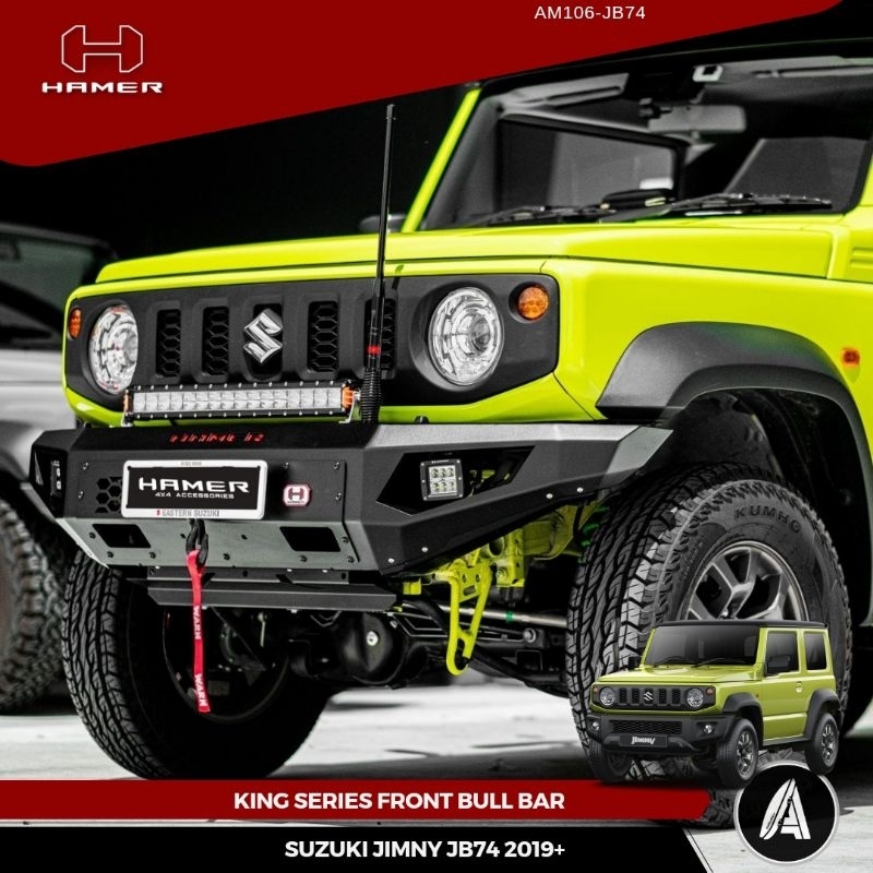 Hamer4x4 King Series Front Bull bar Suzuki Jimny JB74 2019+