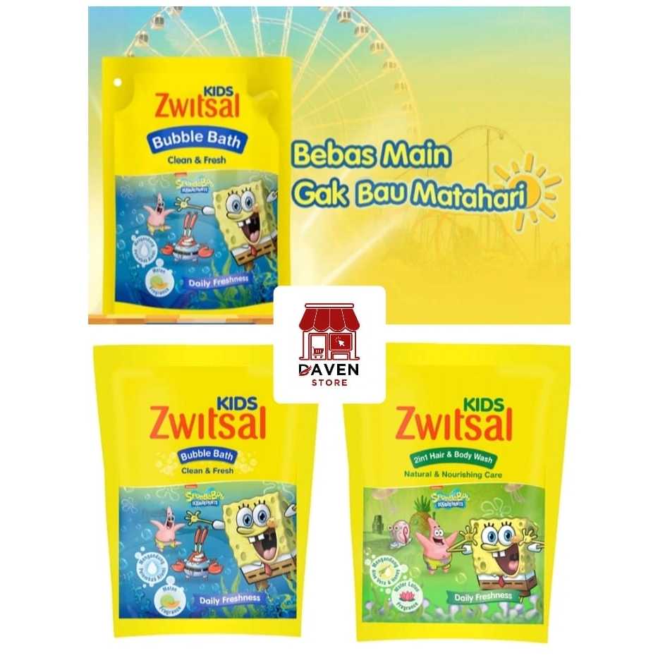 Zwitsal Kids Sabun Mandi & Sampo Anak Refill 250 ml