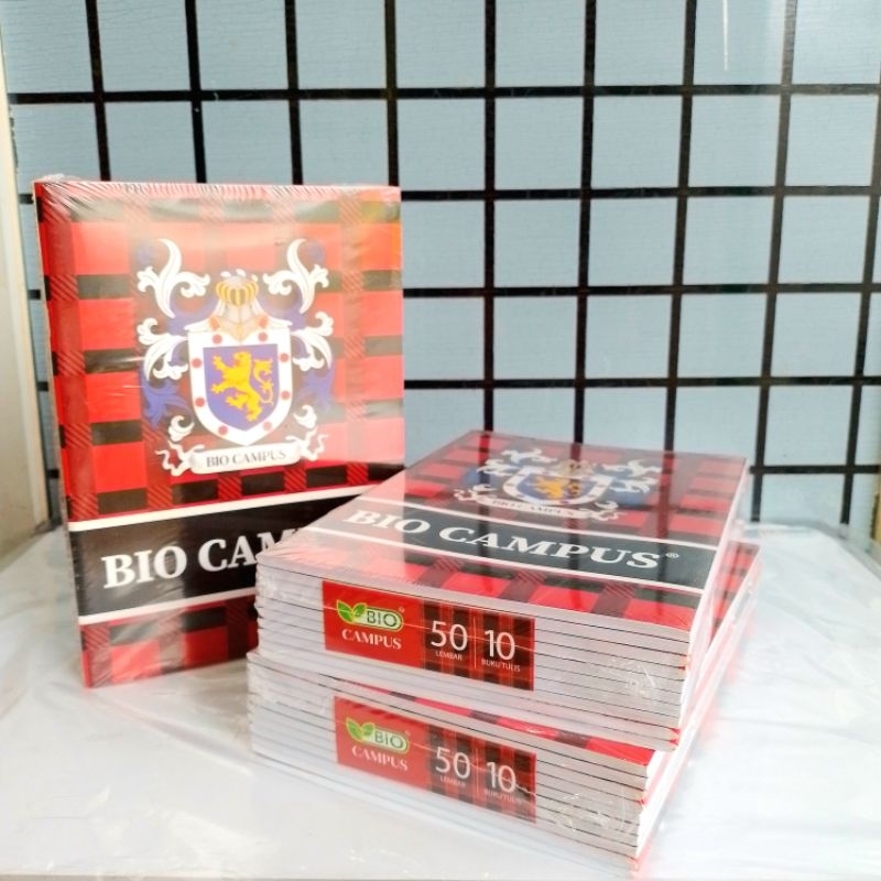 

Buku Tulis BIO 36 & 50 Lembar Campus ( Pak 10 Buku ) [ Original ]