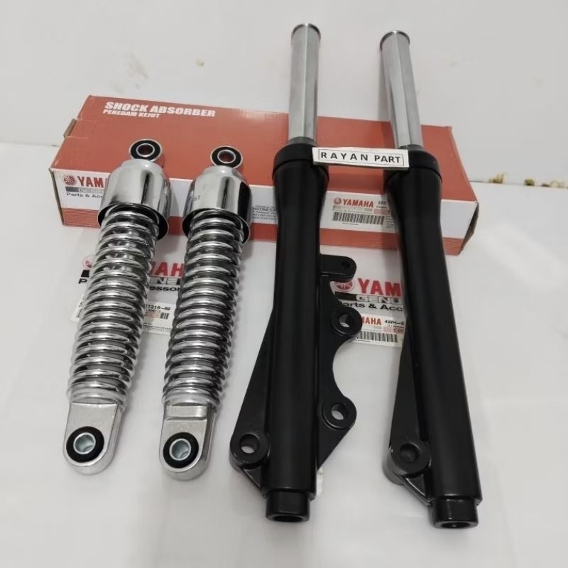 As shock depan + Shockbreaker belakang Fiz R Fiz R Crypton Vega r lama Porce 1 ZR Original