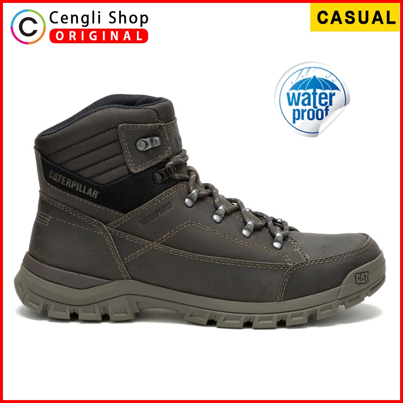 SEPATU BOOT CATERPILLAR CASUAL PRIA ORIGINAL BOOTS KULIT ASLI ORI BRANDED WATERPROOF CAT-W3